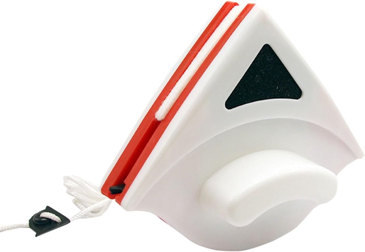 Raamreiniger - Glasreiniger Dubbelzijdig - Ramen Zemen - Sterke Magneten - 3-10mm Glasdikte - Rood