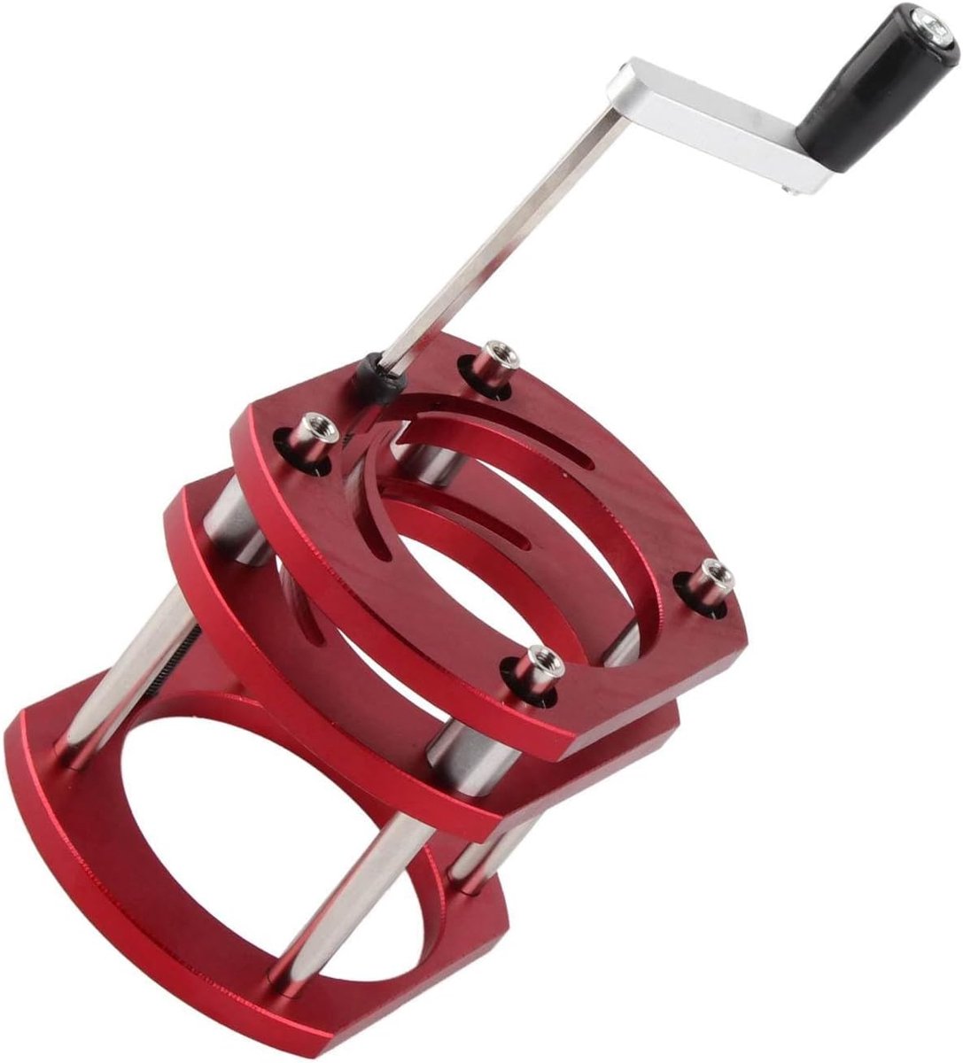 Routertafel Liftsysteem - Freeslift Basis - Nauwkeurige Houtbewerking - 4-Klauw Stabiliteit - 51 mm Hefhoogte - Rood