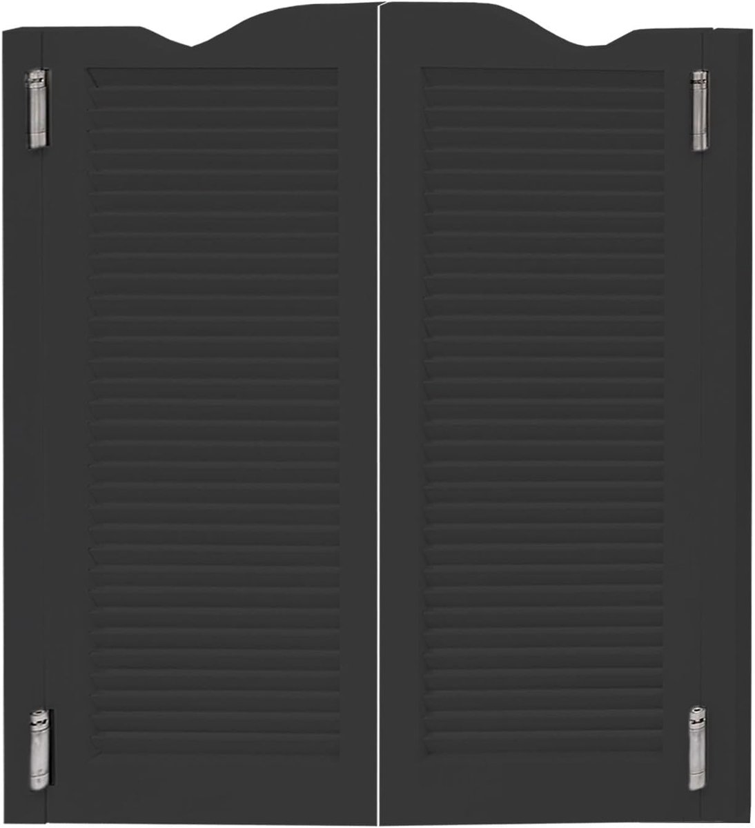 Houten draaideuren - Koffiedeur bar - Ruimtes scheiden - Massief hout - 120x90cm - Zwart