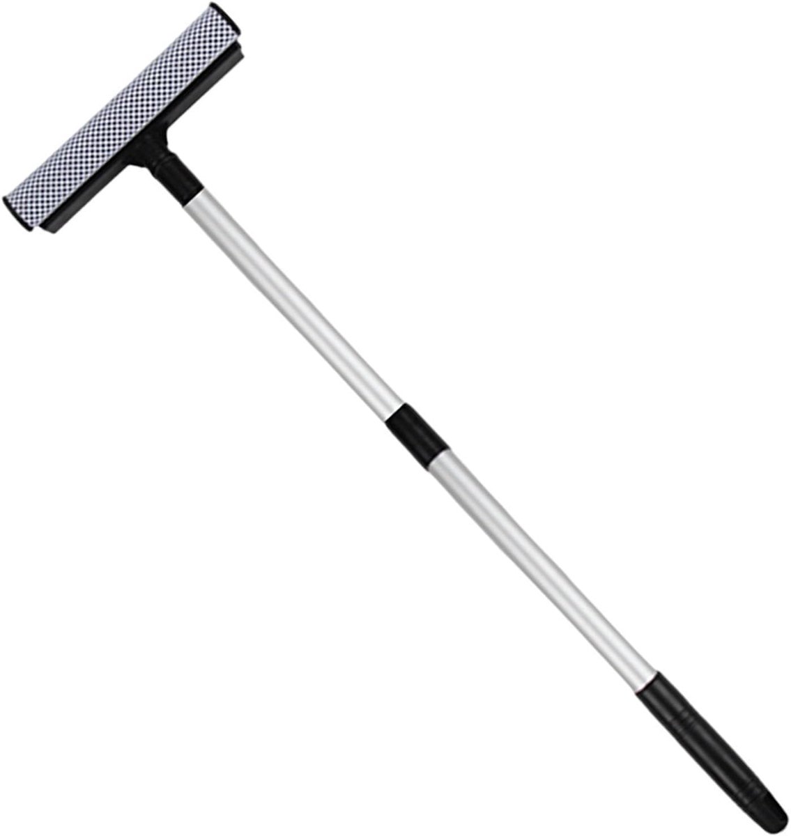 Voorruit Reiniger - Glas Tool - Auto Schoonmaken - Uitschuifbare Steel - 77 cm - Zwart