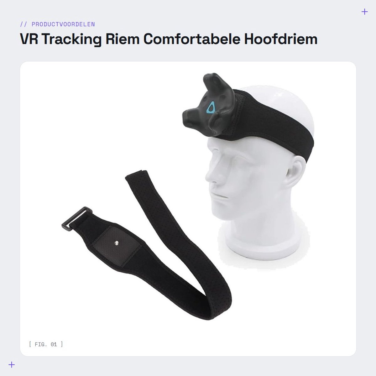 Verstelbare VR Tracking Belt voor Vive System Tracker Putter