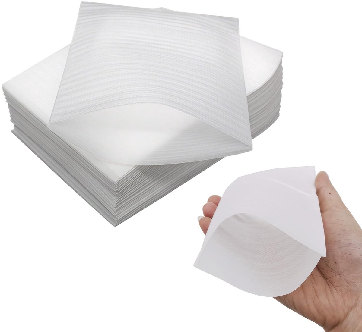 Dailygoods- Schuimzakken 100 Stuks - Opvulmateriaal - Verpakkingsmateriaal - Dempingsmateriaal - Bescherming voor Breekbare Items - Herbruikbaar 10 x 15 cm