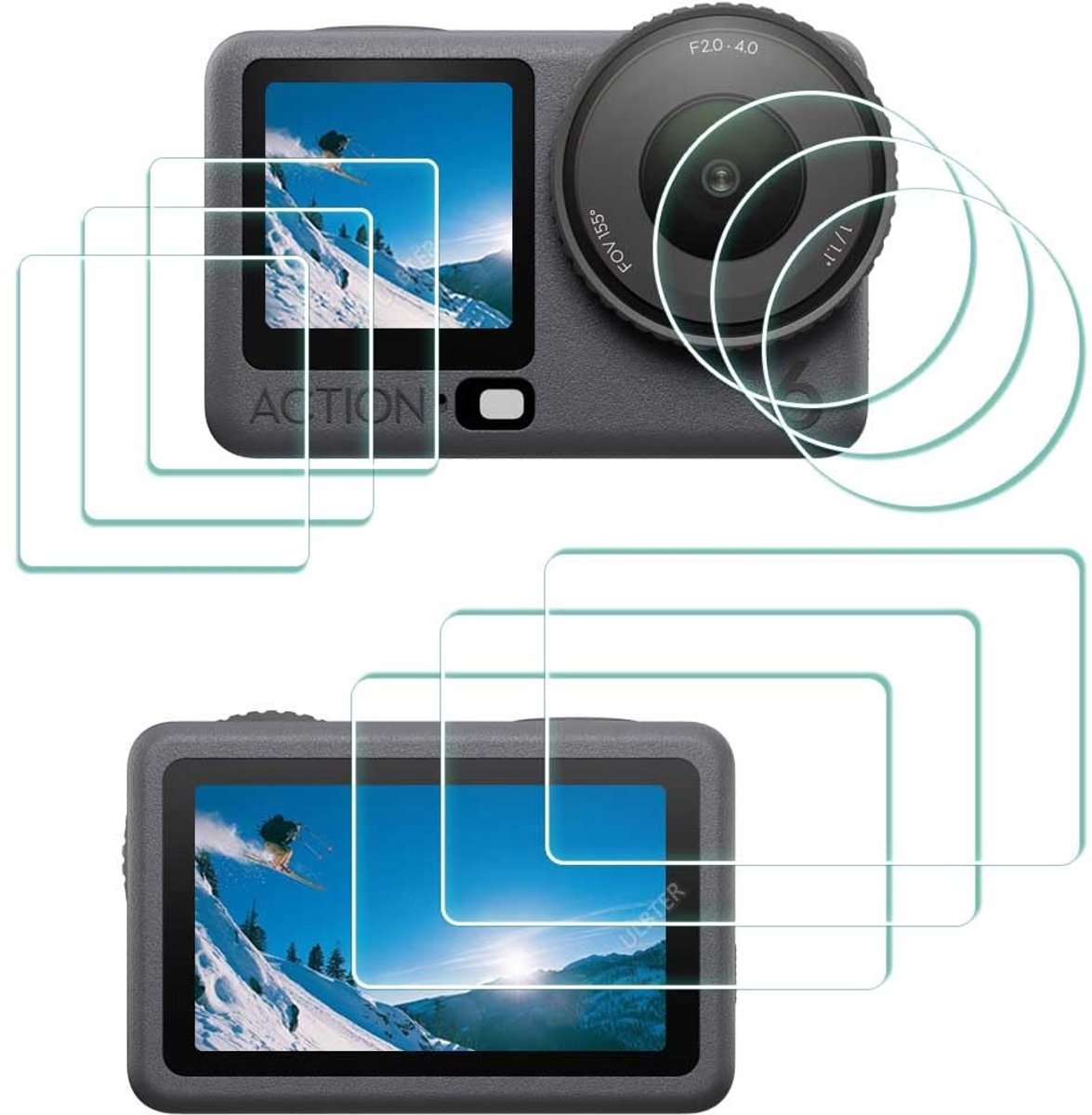 Dailygoods- Lens Screen Protector 9H Hardheid - Gehard Glas - Anti-Kras - Anti-Vingerafdruk - Ultra-Clear - Bubble Free - Schermbeschermer
