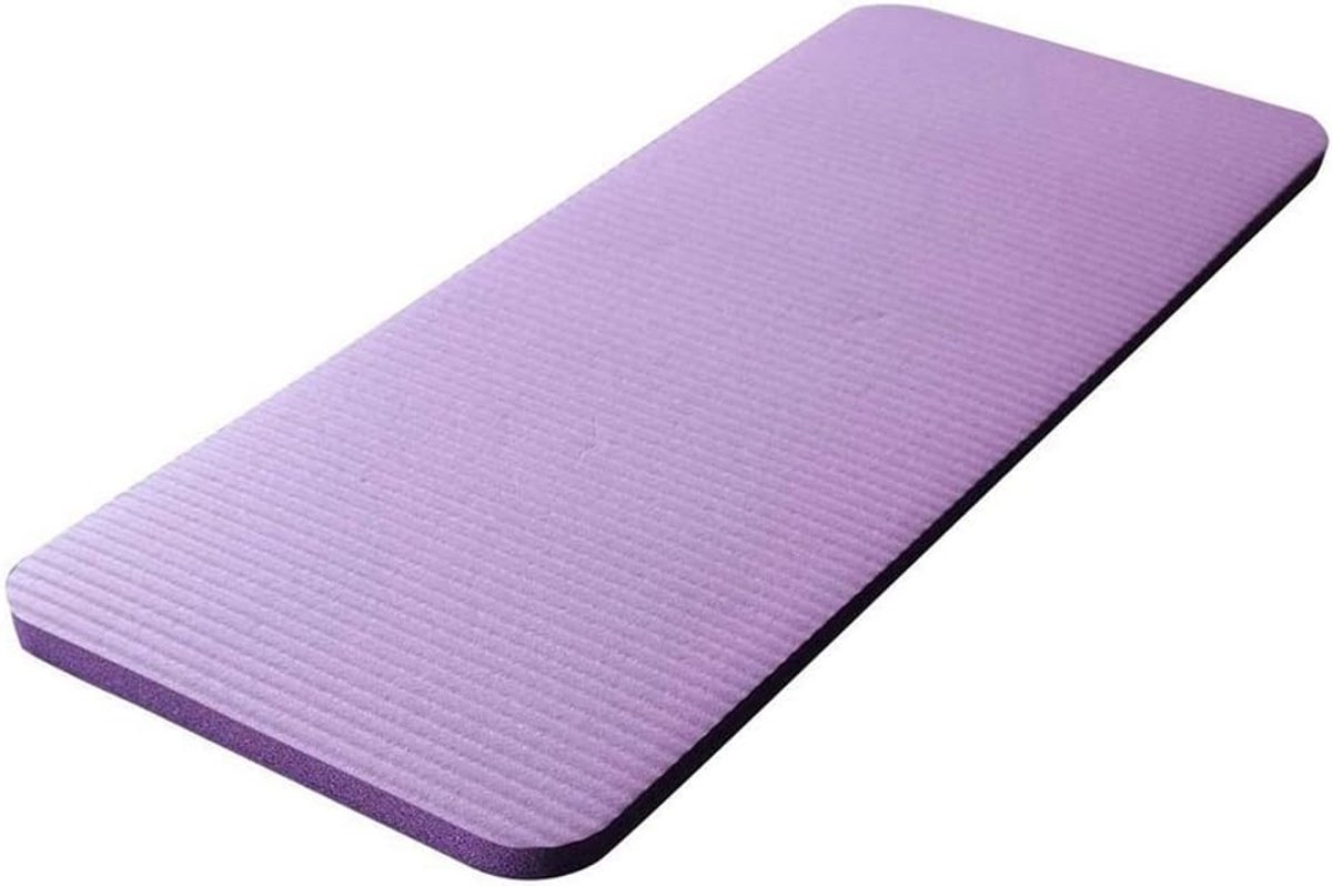 Comfort Kniebeschermers - Oefenmat - Fitness Oefeningen - Hoge Dichtheid Schuim - 60 x 25 cm - Paars