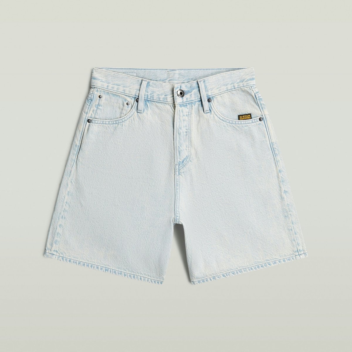 G-Star Jett High Short Clean Edge Wmn Dames Korte broeken Blauw