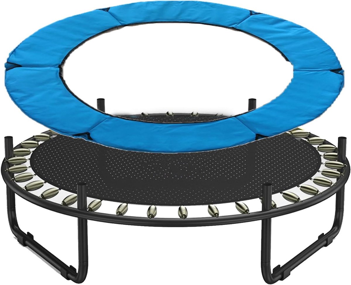 Trampoline Veiligheidspad - Schuimhoes Rand - Veilig Spelen - Anti-botsing Buffer - 150cm Diameter - Blauw