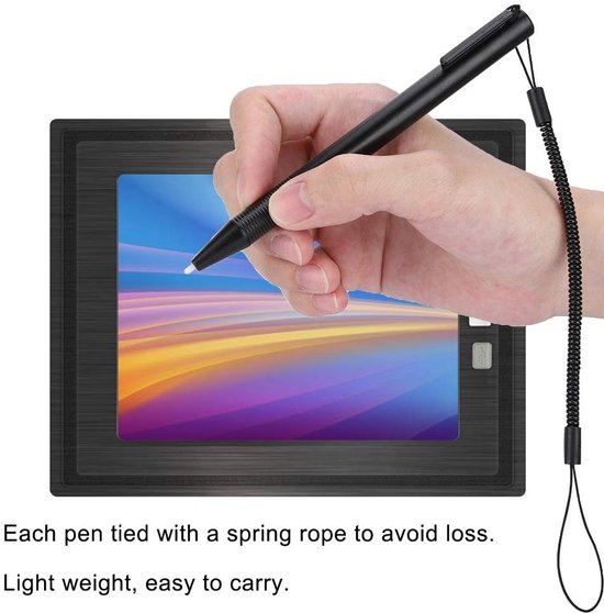 Dailygoods- Stylus Pen Universeel - Touchscreen Pen - Lichtgewicht - Draagbaar - Compatibel met Resistente Touchscreen Apparaten - Hoogwaardig ABS Materiaal — afbeelding 4
