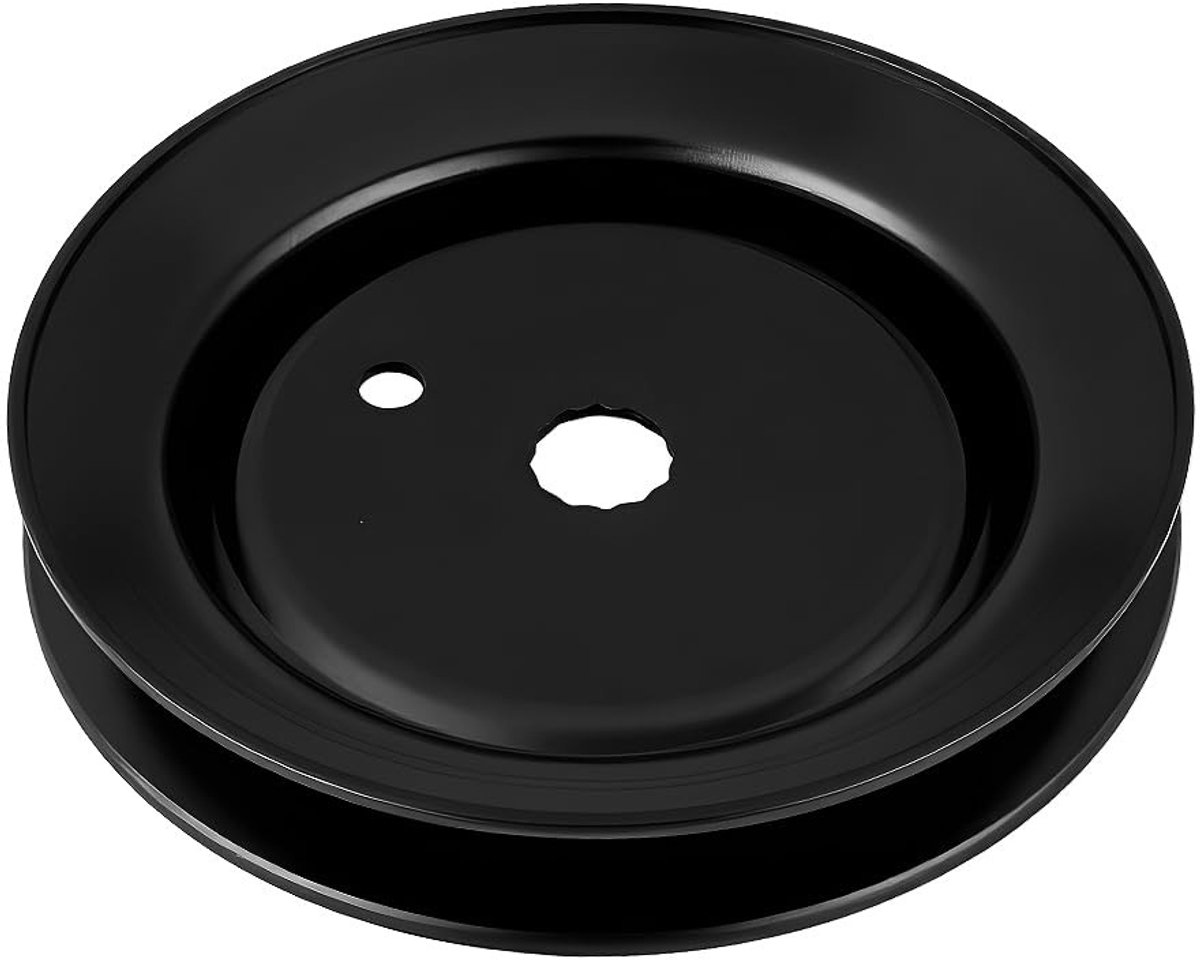 Dailygoods- Stationaire Katrol - Hoogte 24 mm - Diameter 141 mm - Compatibel met MTD Grasmaaier - Slijtvast Metaal - Onderdeelnummer 756-1188 - Looprol