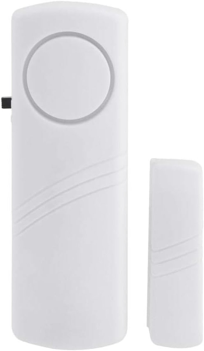 Deur en raam alarm - Beveiligingssensor - Huisbeveiliging - Krachtige sirene - 3 stuks - Wit