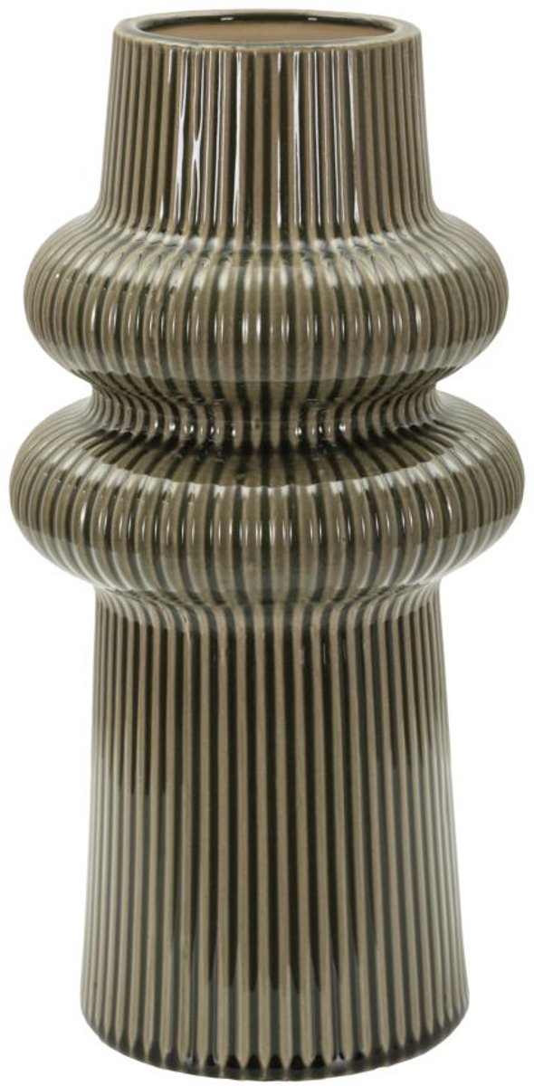 Mauro Ferretti Vaas Harmony Vase Ø 18×36 cm Groen