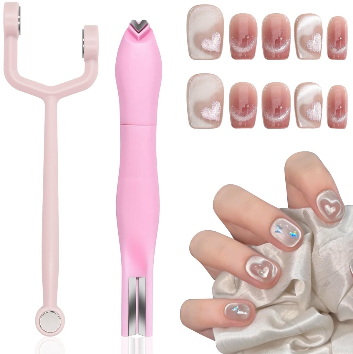 Dailygoods- Nagelmagneten Set - Drie-in-één Tool - Y-vormige Magneetstaaf - DIY Nagelkunst - Herbruikbaar - Hoogwaardige Materialen - Nail Art Tools