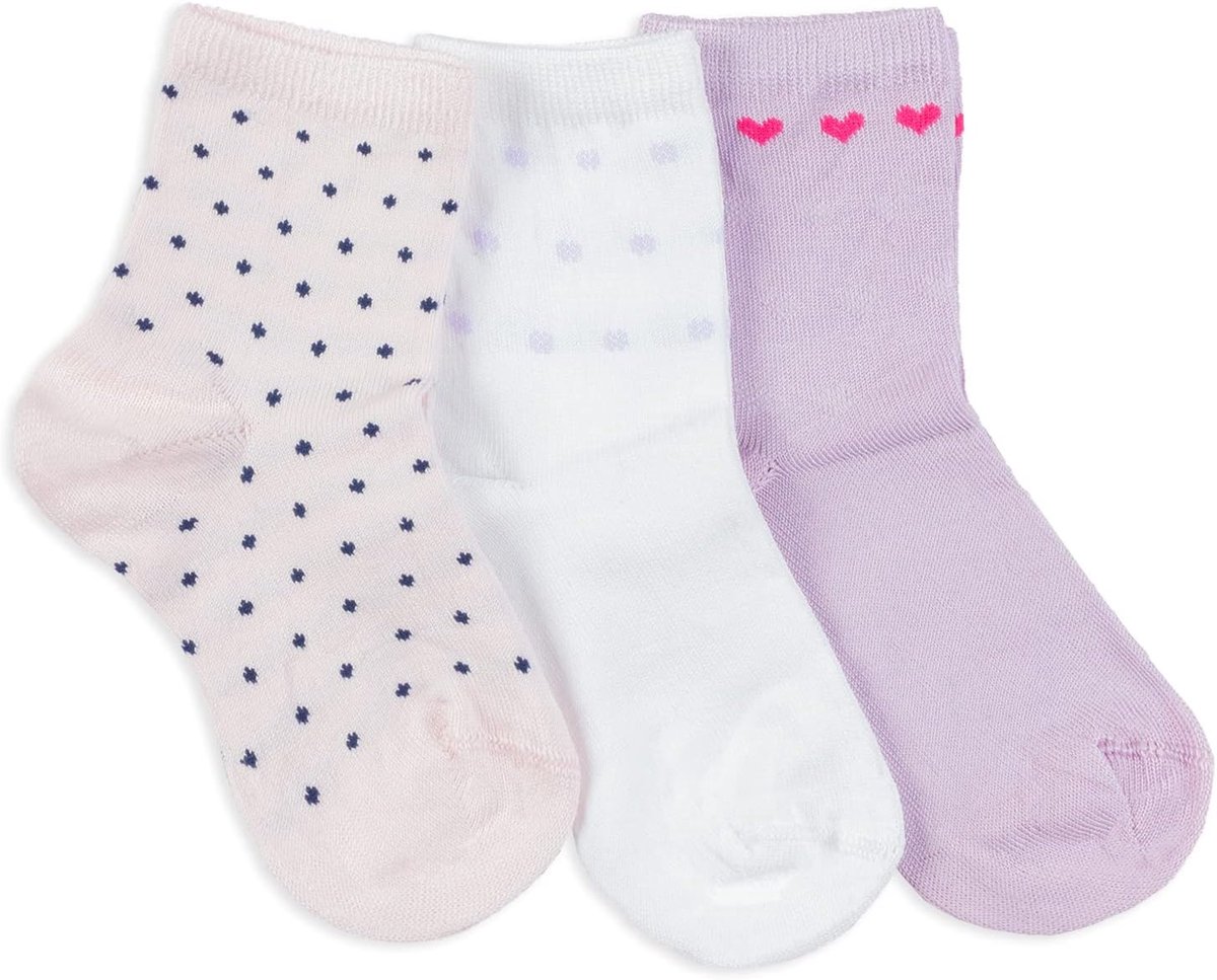 Babysokken Patroon - Warme Sokjes - Baby Kleed - Zacht Katoen Mix - 3 Paar - Multicolor