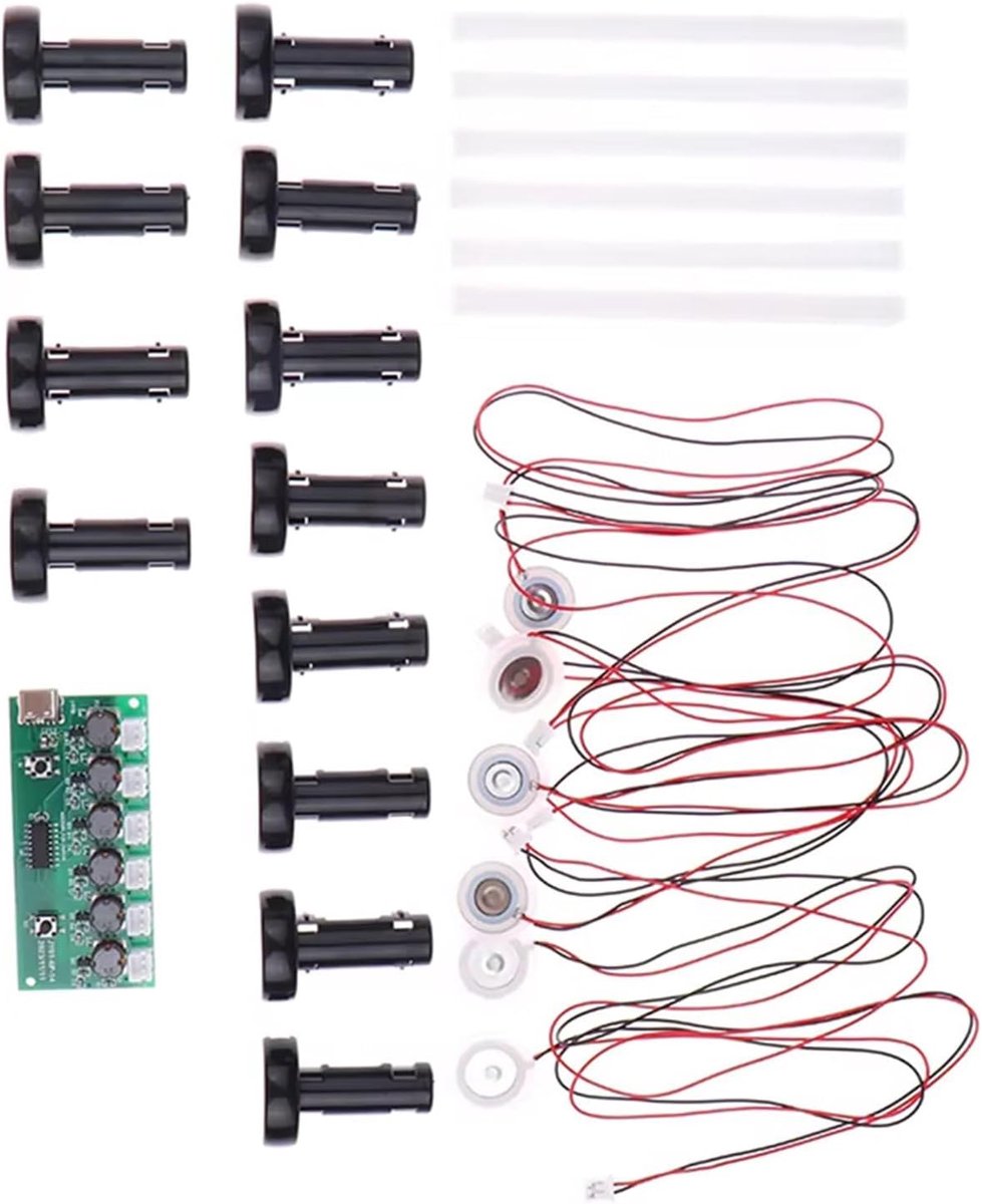 Luchtbevochtigingsmodule - Verstuiver PCB - Luchtkwaliteit Verbeteren - Zes Sproeiers Ontwerp - 6.5 x 3 cm - Niet gespecificeerd