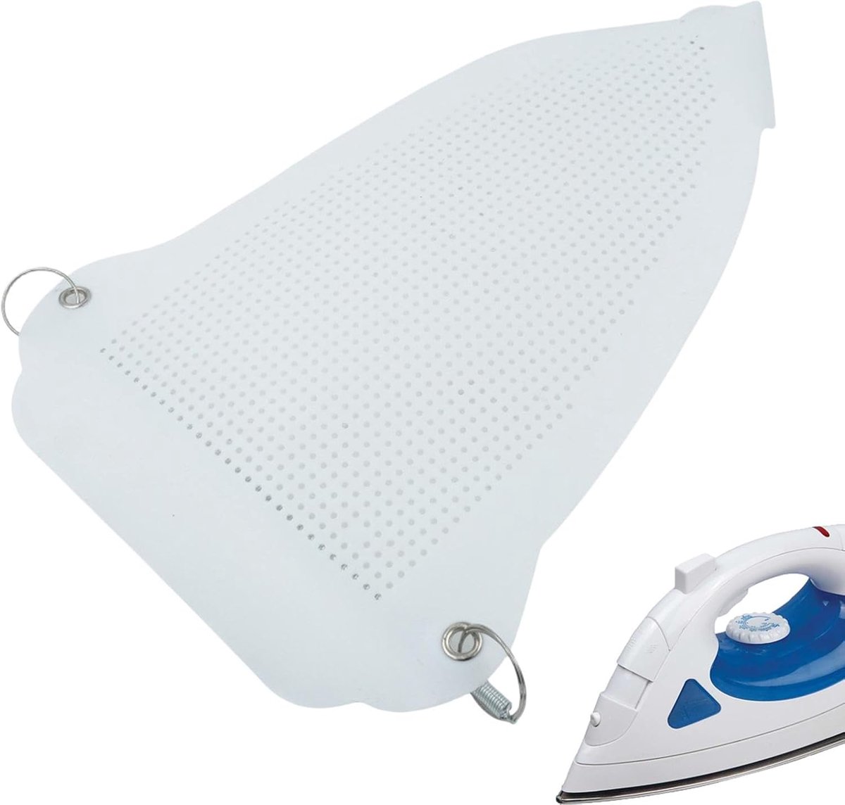Strijkijzer Beschermhoes - Strijkzool Beschermer - Kleding Beschermen - Hittebestendig PTFE - 23 x 15.5 cm - Grijs