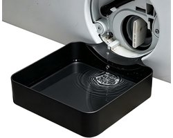 Lekbak wasmachine - Universele afvoerbak voor wasmachines met voorlader - Afvoerbak voor wasmachine - Lekbak voor Wasmachine en Vaatwasser - Opvangbak - Wasmachine opvangbak - afvoerbak - wateropvangbak voor kelder, woning, camper - Zwart