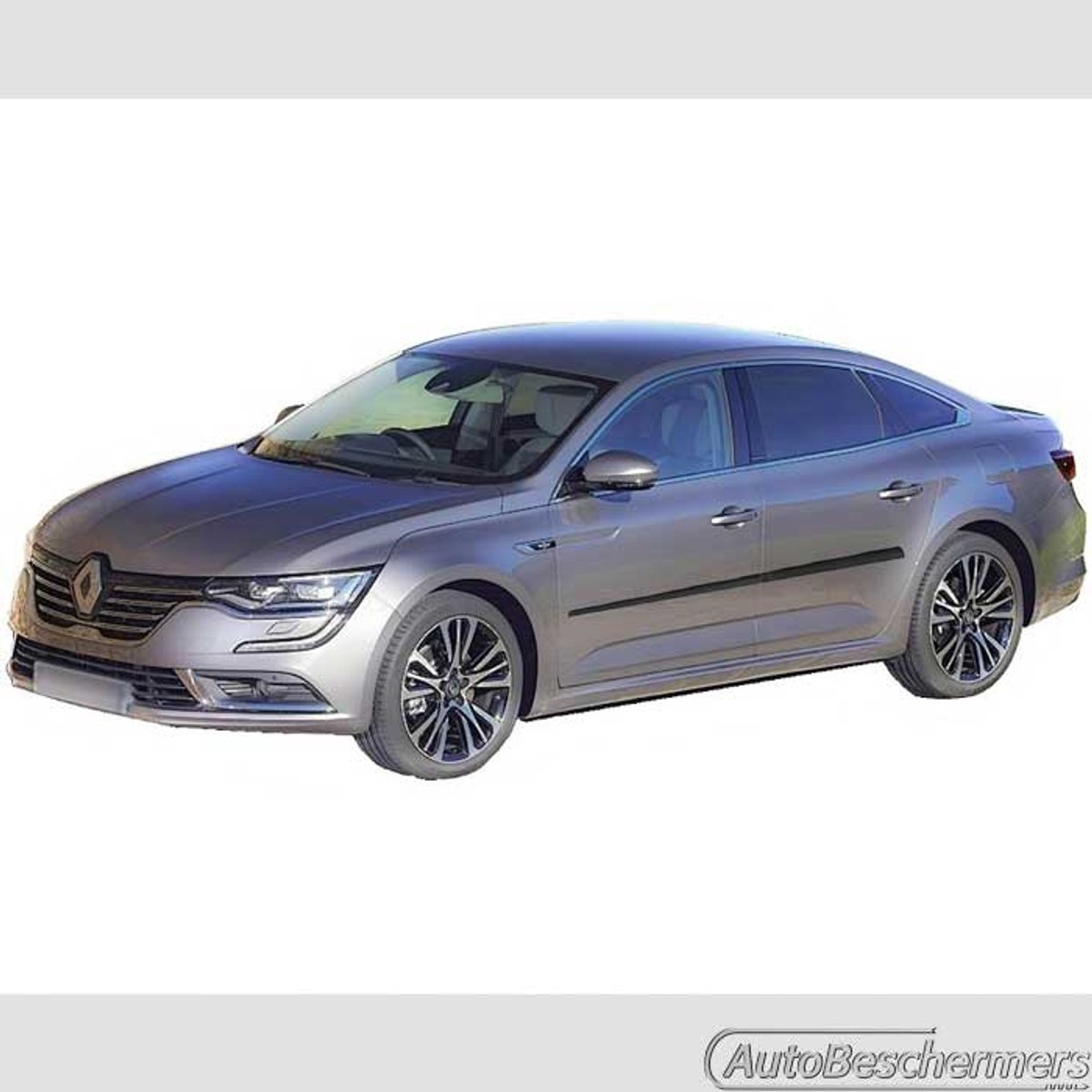 Stootlijsten set zwart voor Renault Talisman Sedan 2015-. De stootstrips zijn zelfklevend. Set a 4 stuks (#0015)