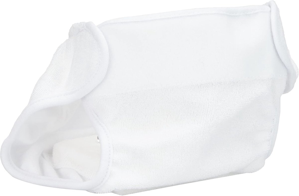 SnelShoppen - Nappy Bottoms/Fabric met Verspreid Inlegstuk - Maat 1 (4-6 kg) - Zachte Terry Stof - Ideaal voor Kinderen - Comfortabel en Ademend - Per