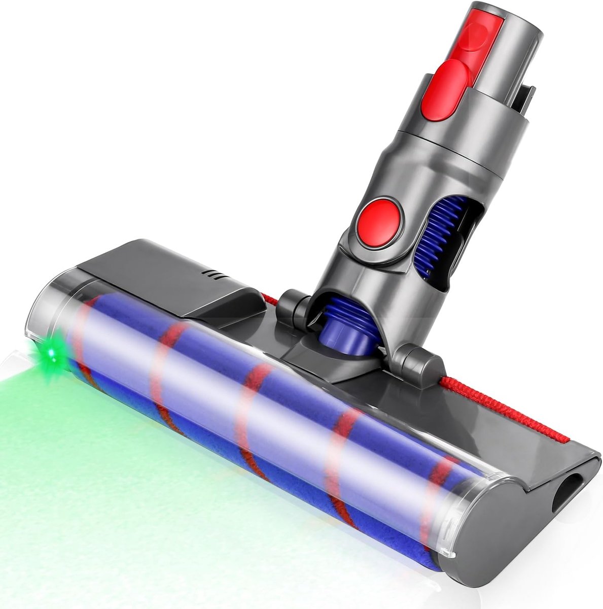SnelShoppen - Elektrische Borstel voor Stofzuiger, Compatibel met V7 V8 V10 V11 V15, Turbo Borstel met LED Verlichting voor Harde Vloeren en Tapijt, R