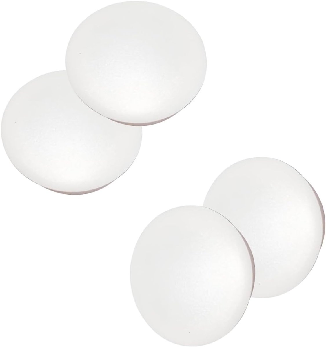 15 Stuks Plastic Caps voor Schroefgaten, Ronde Gaatjes, Meubelafdekkingen, Witte Beschermkap voor Boorgaten, 25mm, Ideaal voor Meubelrenovatie en Klussen