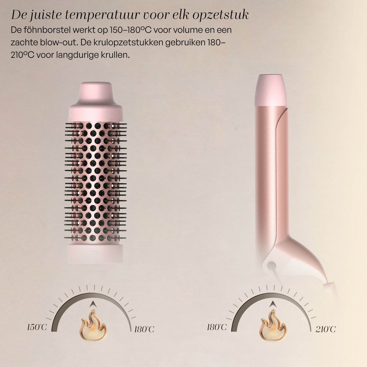 Sansbeauté 7 in 1 Krultang met Klem en Wafeltang - afbeelding 2