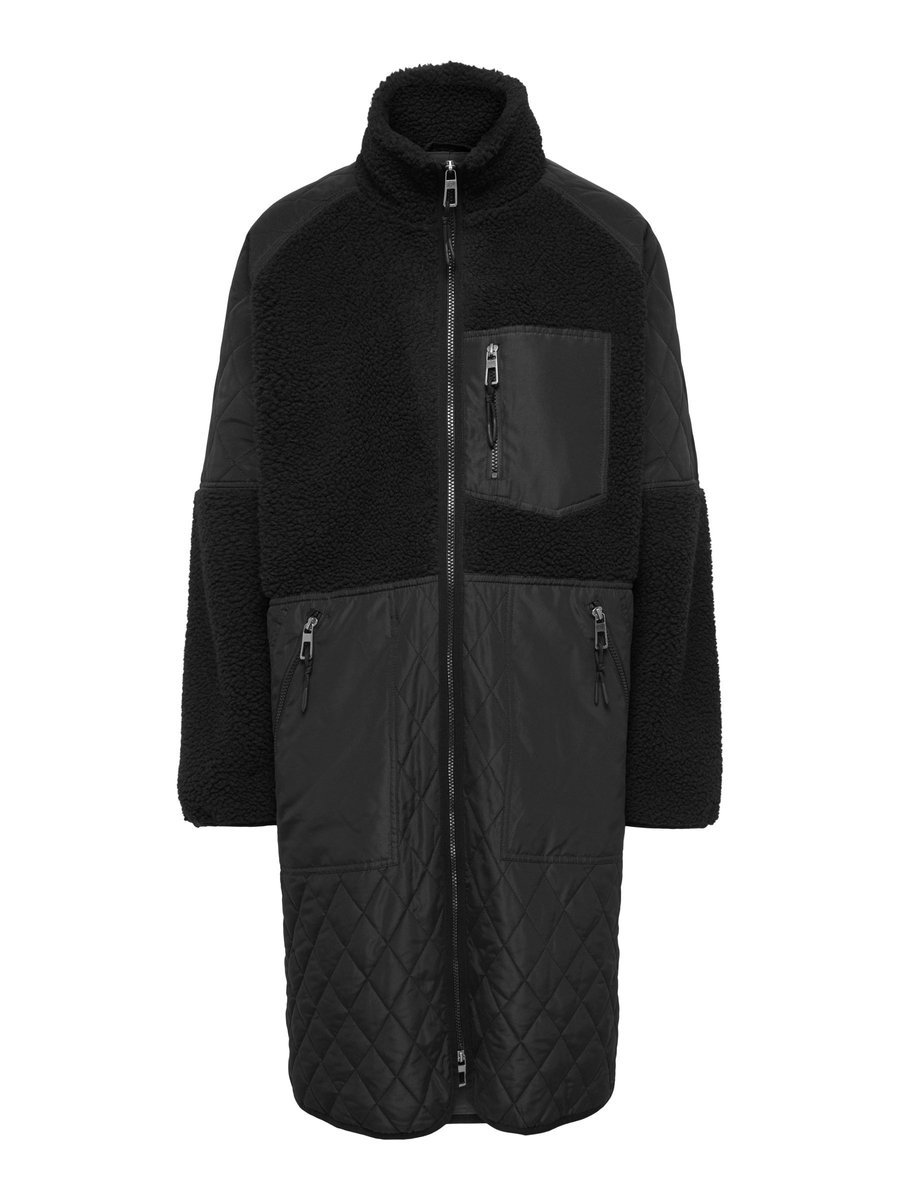 ONLY - OLMOHIO QUILT MIX FLEECE COAT OTW - Dames - Gewatteerde jassen
