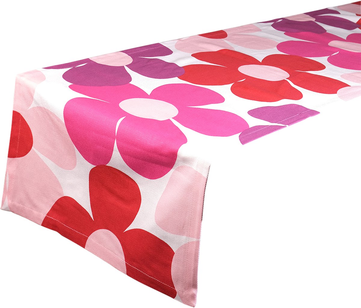 Sarina Tafelloper rood 41x240cm