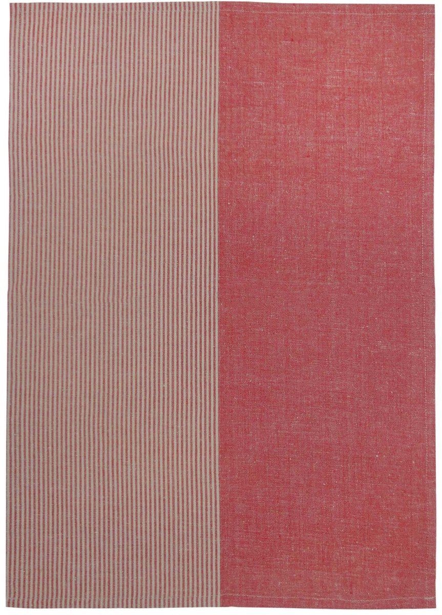Solid Stripes Tafelloper rood 50x140cm