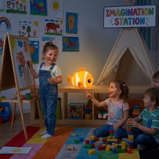 SnelShoppen - Clown Lichten, Schattige Nachtlampen voor Kinderen, Babyverlichting, Decoratieve Lampen voor Jongens en Meisjes, Ideaal voor Slaapkamer — afbeelding 2