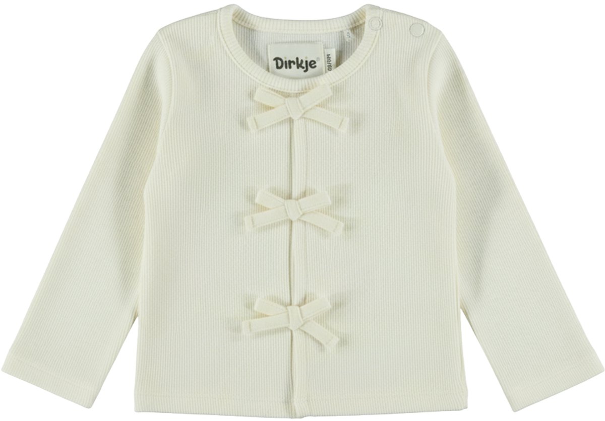 Dirkje Meisjes T-shirt - Antique white