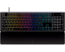 Corsair SKIFF 100 - Membraan Toetsenbord - Bedraad - QWERTY - 10-Zone RGB - Mediabediening - IP53