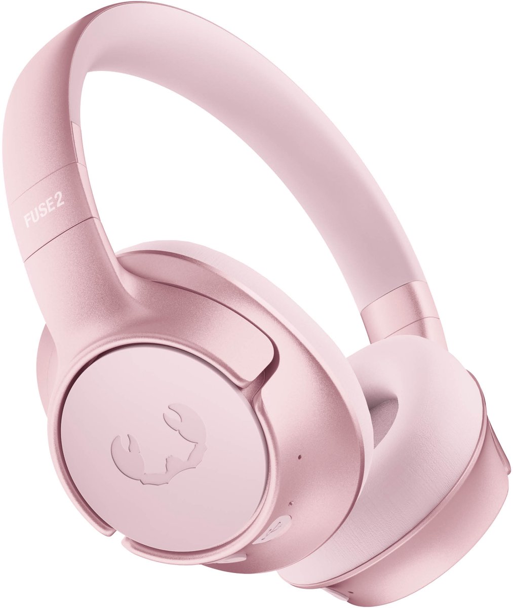 Fresh 'n Rebel Clam Fuse 2 - Draadloze Bluetooth Koptelefoon met Active Noise Cancelling- 80 uur Speelduur - My Sound App - Pastel Pink