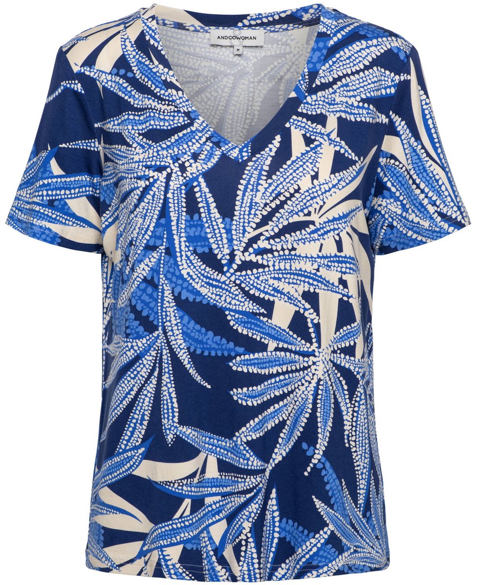 &Co Woman MARLEY LEAF - Top - XS - Blauw