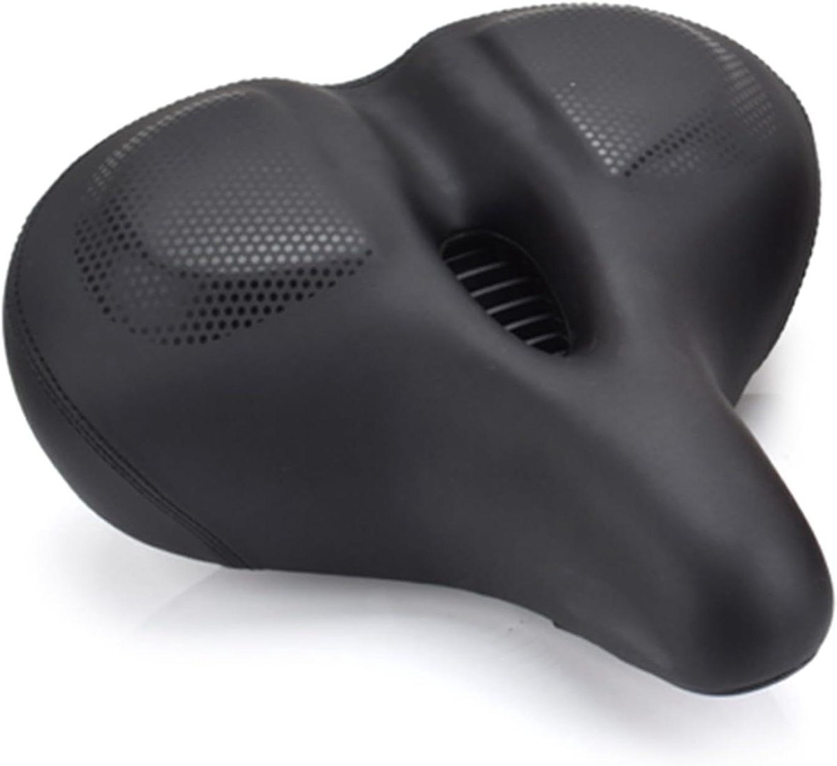 Fietszadel Kussen - Comfortabel Zadelhoes - Lang Fietsen - Ergonomisch Ontwerp - 27 x 25.5 cm - Zwart