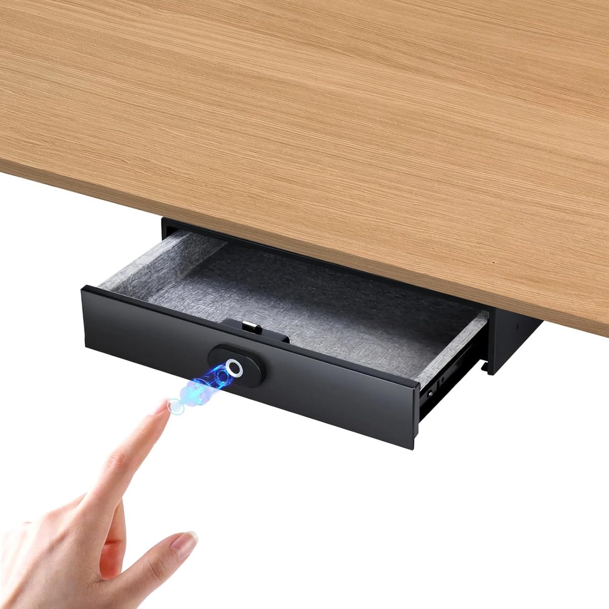 SnelShoppen - Smart Touch Vingerafdruk Kluis met Vingerafdruk Identificatie, Sterke Sluitingsschroef, Slimme Laat, Voor Thuis, Kantoor en Hotel Gebrui