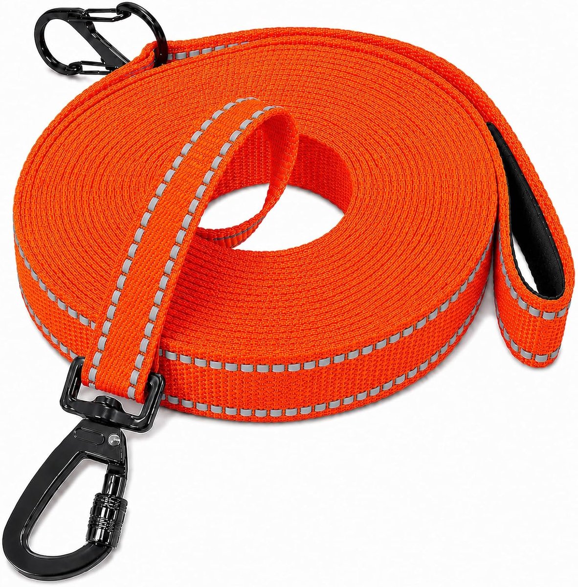 SnelShoppen - Hondenriem 2M/3M/5M/10M/15M/20M/30M - Reflecterende Trainingsriem voor Kleine, Middelgrote en Grote Honden - Lichtgewicht Nylon voor Wan