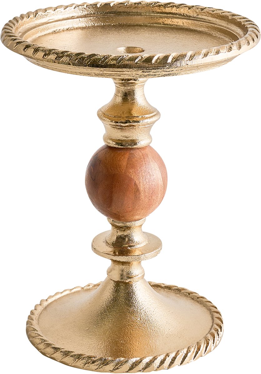 VODNO - Kandelaar - Goud - 31 cm - Aluminium