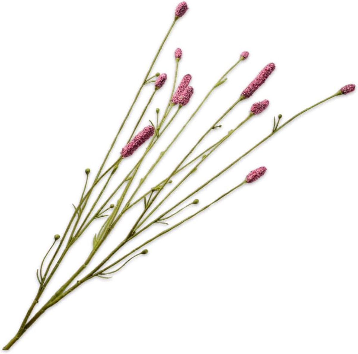 SnelShoppen - Kunstbloemen, Zijde Bloemen, Pimpernel, Roze-Rood, 84 cm, Set van 2 Stuks, Perfect voor Feest, Hu decoration, Tuin, en Interieur