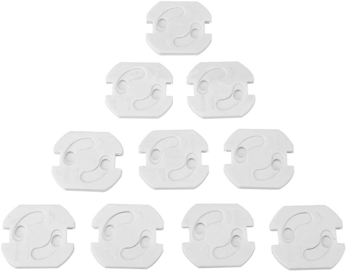 SnelShoppen - 10pcs Baby Proof Stopcontact Beschermers - Kindveilig Elektrische Socket Covers - Plug Covers voor Thuis, School - Duurzaam en Handig