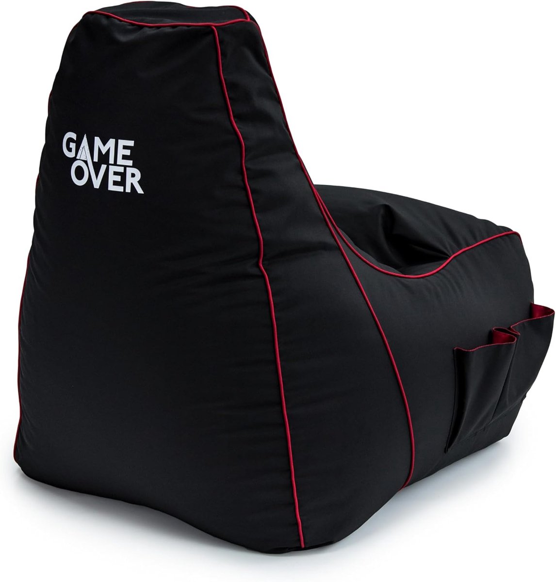 SnelShoppen - Game Over Twilight Princess Gaming Bean Bag - Ergonomisch, Comfortabel, Met Zakken Voor Controllers, Headset Houder, Indoor Voor Gamer -