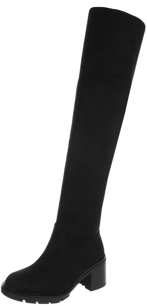 Overknee laars - blokhak - dames Mt:37