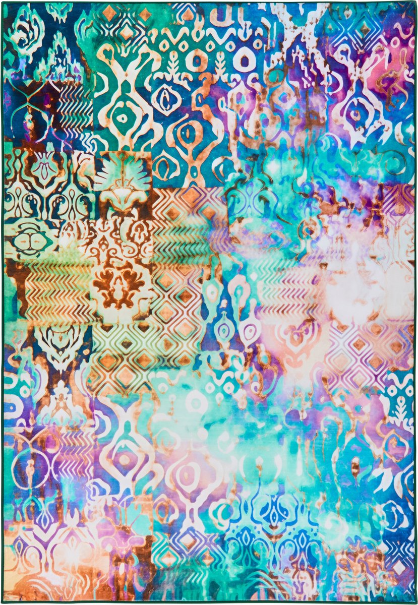 ISVANTA - Vloerkleed - Meerkleurig - 140 x 200 cm - Polyester