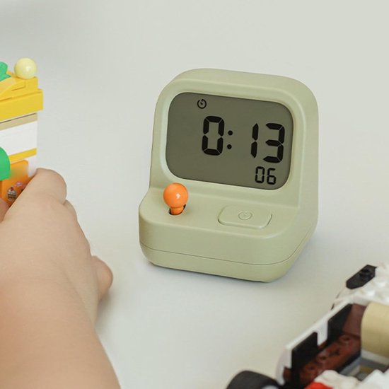 Digitale Kinderwekker - Stille Wekker - Dagelijkse Gewoontes - Helder LCD Display - 67 cm Breed - Pastel — afbeelding 5