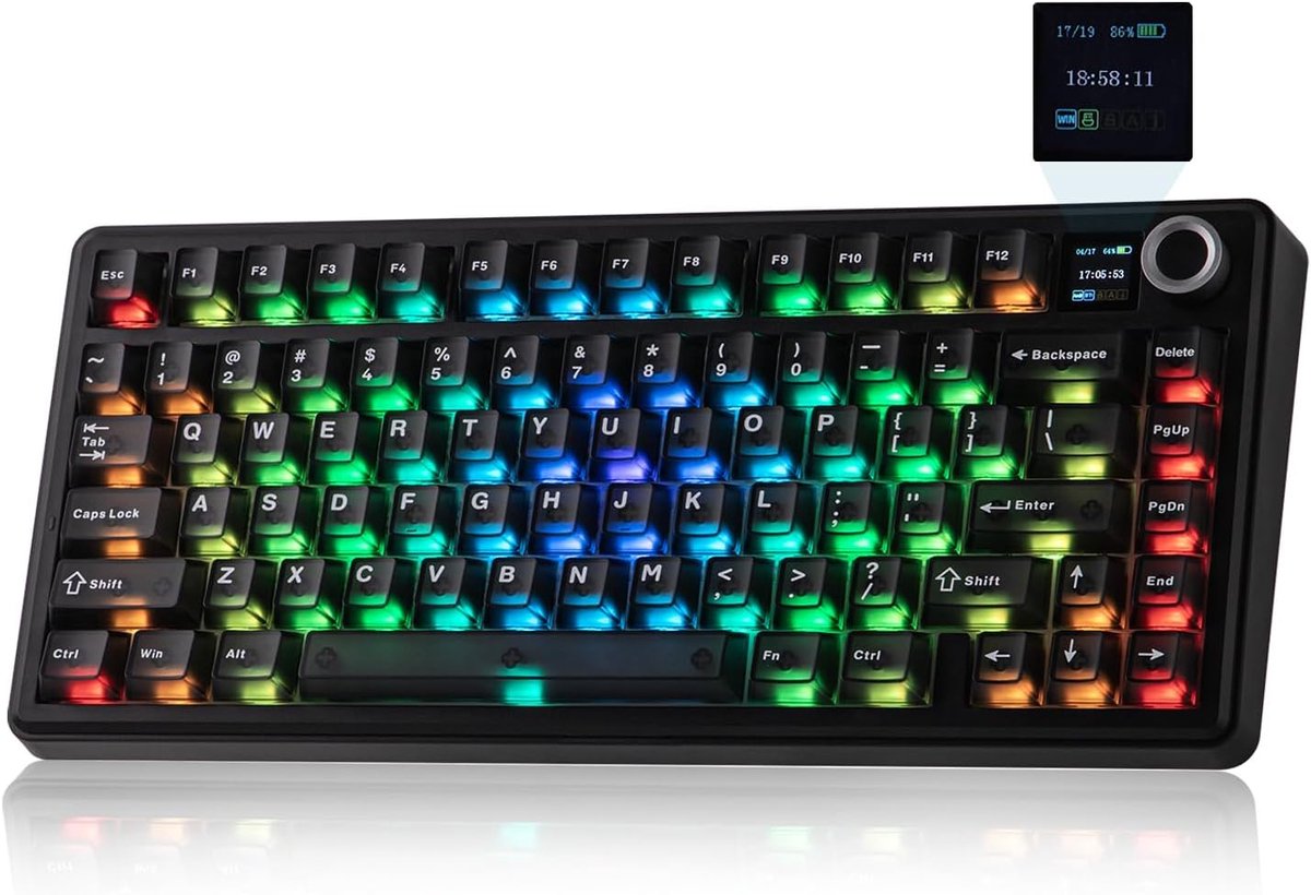 EPOMAKER x AULA F75 MAX - Mechanisch Draadloos Toetsenbord
