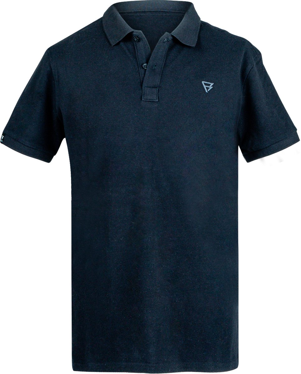 Brunotti Frunot-II Heren Polo – L Zwart