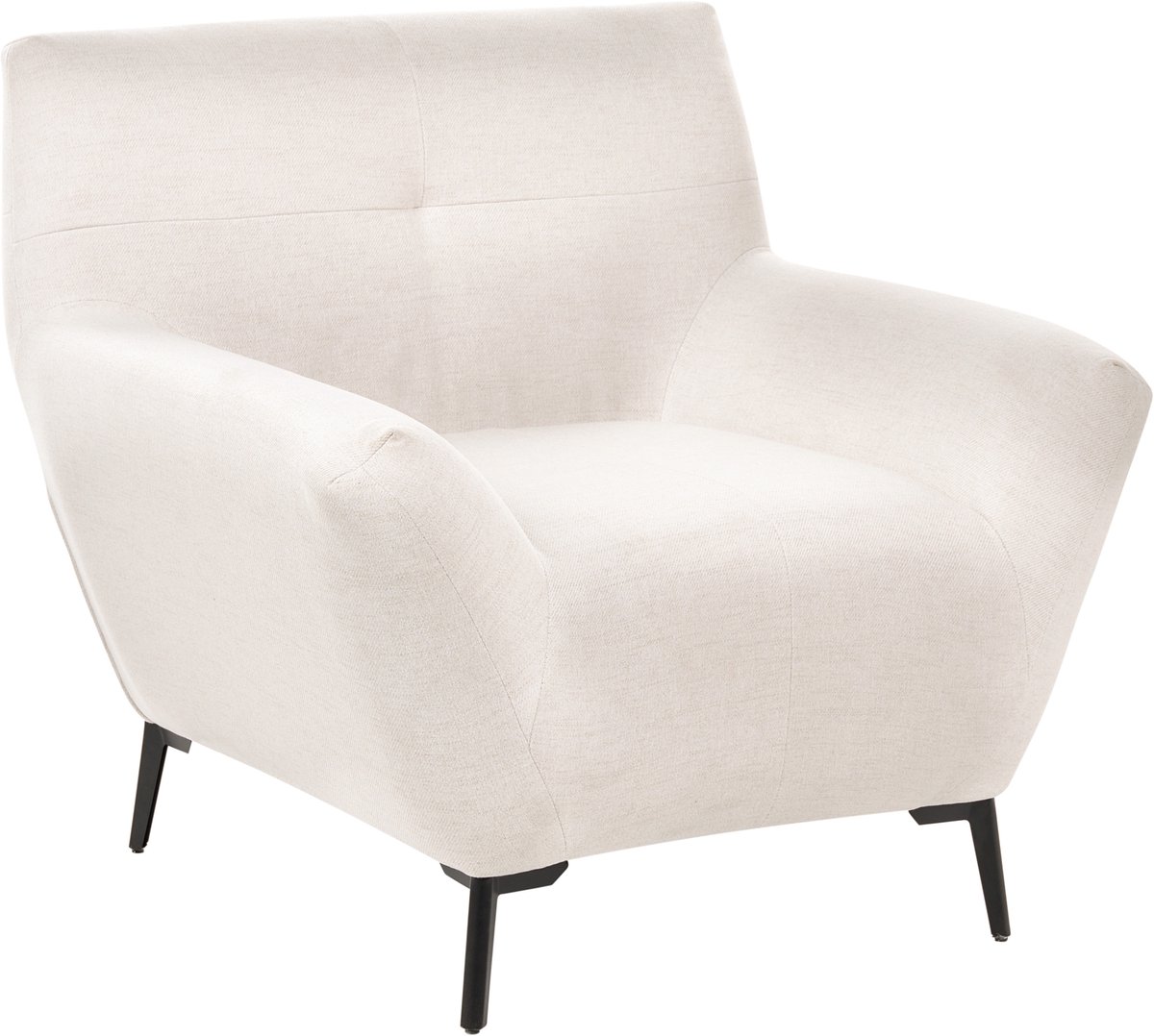 LAKENE - Fauteuil - Gebroken wit - Polyester