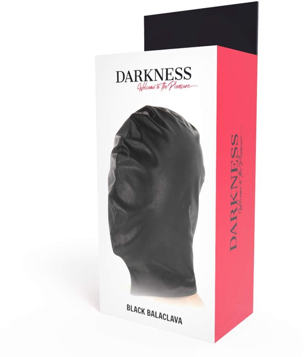 SnelShoppen - Darkness Bondage Masker - Subjugation Masker voor Volwassenen - Zwart, 21 g - Perfect voor Feesten en Rollenspel