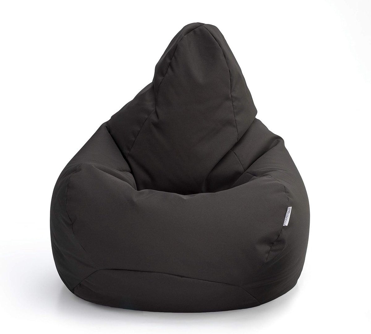 SnelShoppen - Bean Bag Gamer Stoel - Ergonomisch Ontwerp - Waterbestendig - Donkergrijs - Voor Binnen en Buiten - Ideaal voor Gaming en Films Kijken