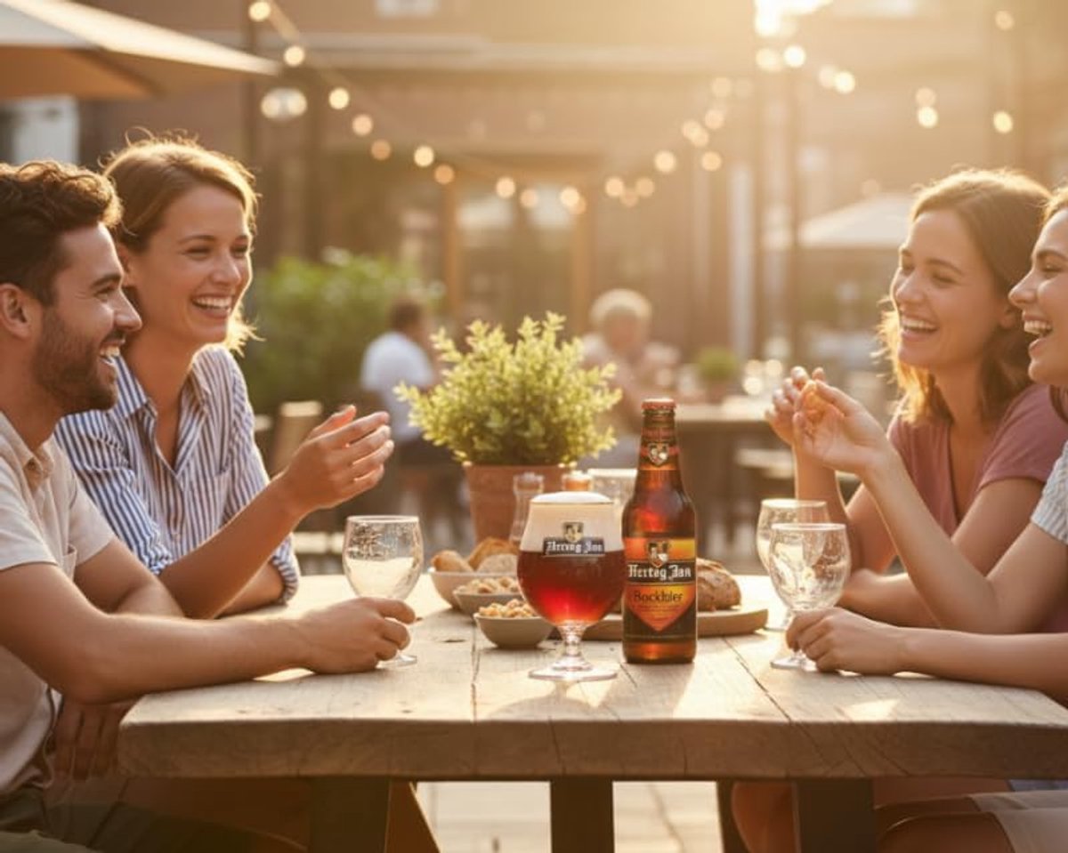 SnelShoppen - Hertog Jan Bierglas op Voet 250 ml - 2 Stuks - Officieel Bierglas - Vaatwasserbestendig - Perfect voor Feest, Camping, Tuin, Keuken