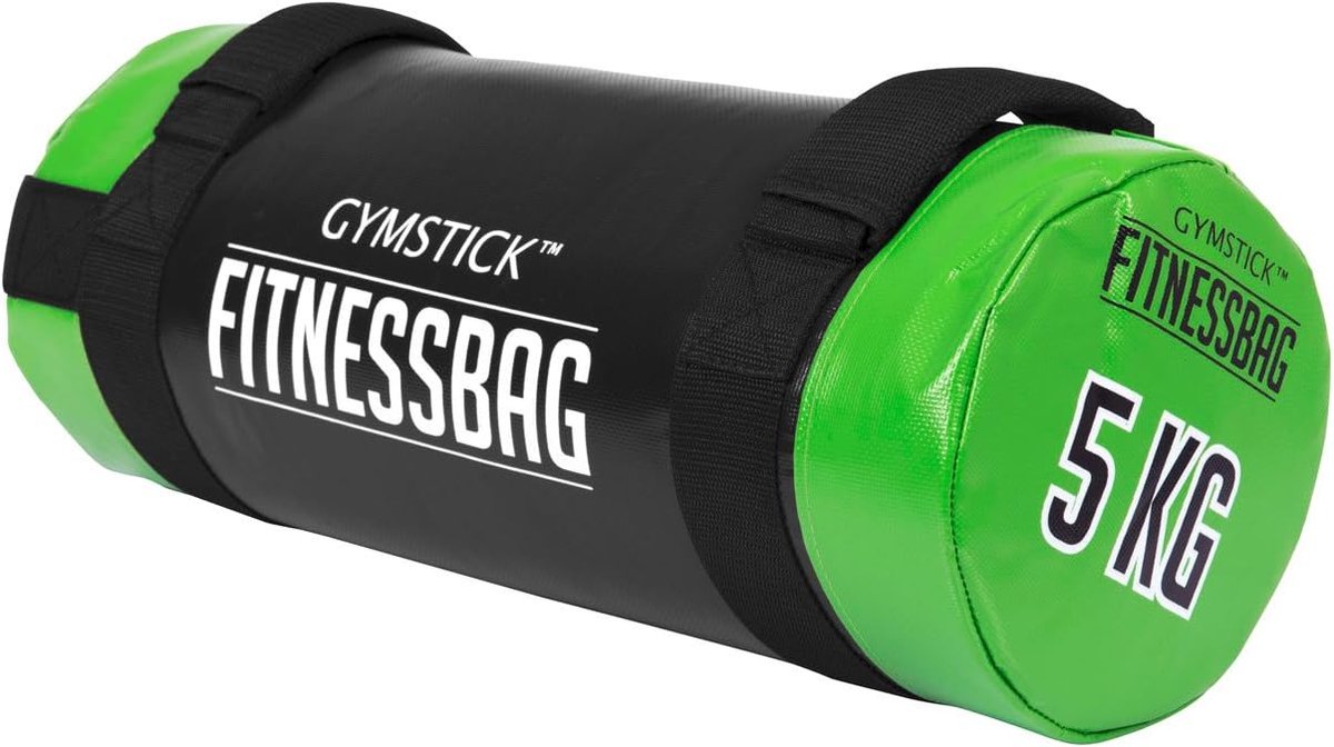 SnelShoppen - Gymstick Fitness Bag Powerbag 5kg - Krachttraining, Online Training Video's, Ideaal voor Thuis en Sportschool - Duurzaam en Multifunctio