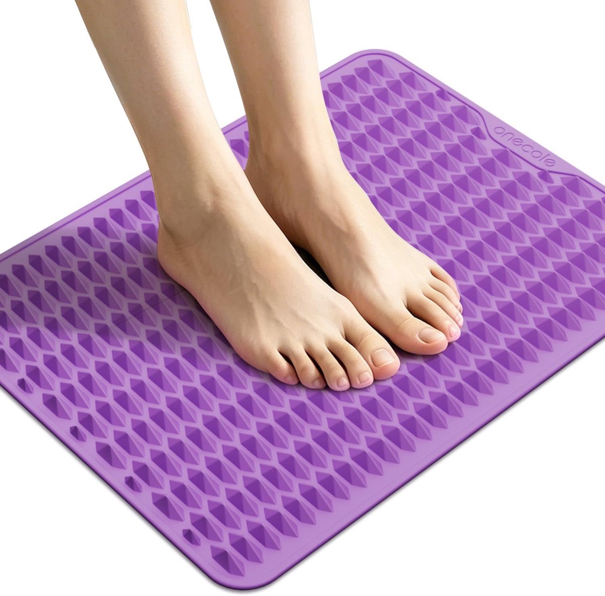 SnelShoppen - Acupressure Voetmassage Mat, Siliconen Reflexologie Mat voor Plantenfasciitis Verlichting, Draagbare Voetmat voor Spierontspanning en Bl